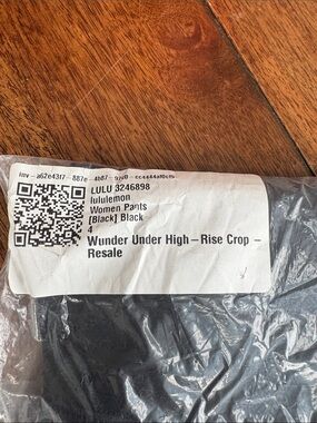 lululemon Wunder Under High-Rise Crop Pants — Black